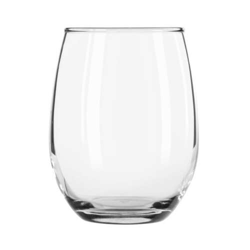 Stemless wine glass