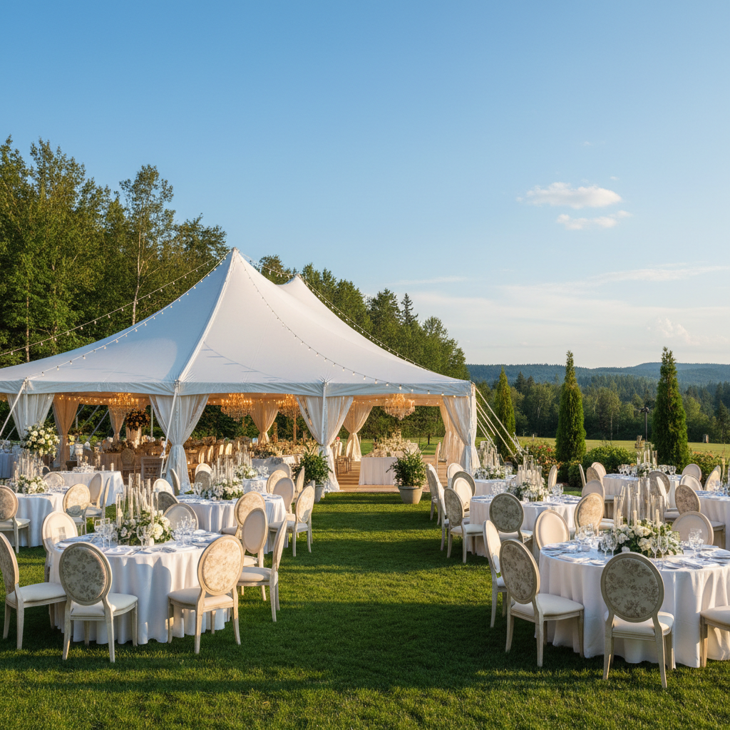 Why Is A1 Party Rentals the Top Choice for an Elegant Tent Event in Abbotsford?